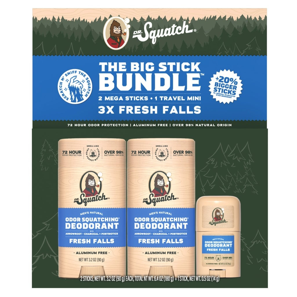 Dr. Squatch Fresh Falls Stick Deodorant Set