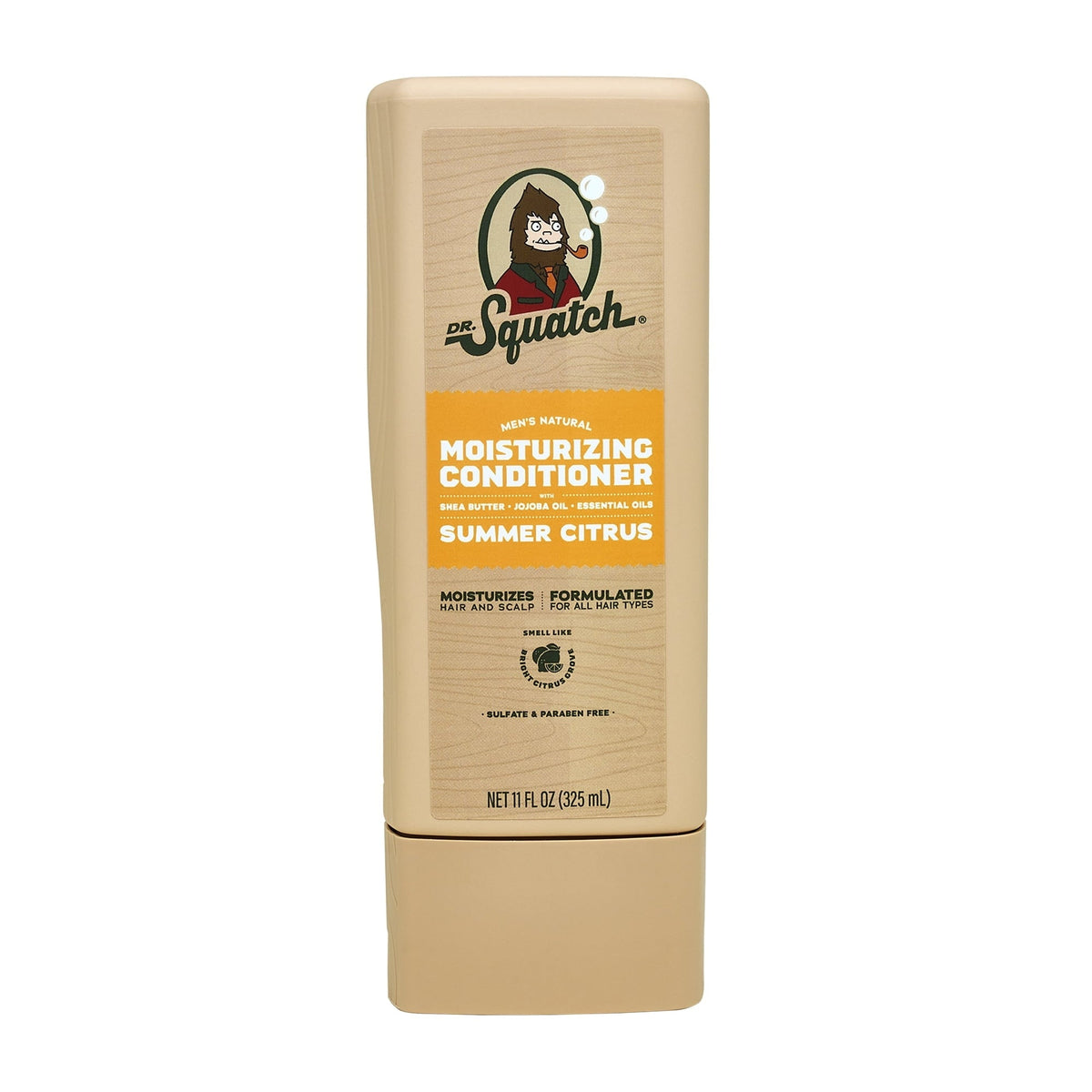 Dr. Squatch Mens Hair Moisturizing Conditioner, Natural Sulfate Free Hydrating Conditioner for Men, Summer Citrus, 11 fl Oz (PACK OF 3 )