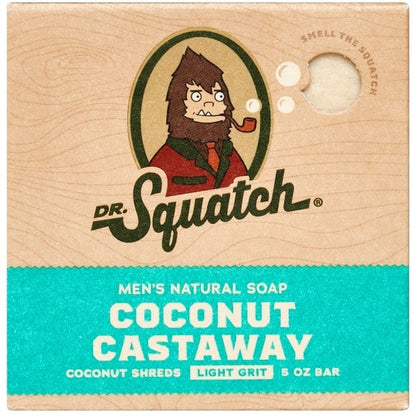 Dr Squatch Men's Natural Bar Soap, 5 oz, 5-pack