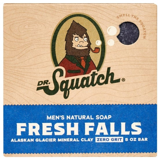 Dr Squatch Men's Natural Bar Soap, 5 oz, 5-pack