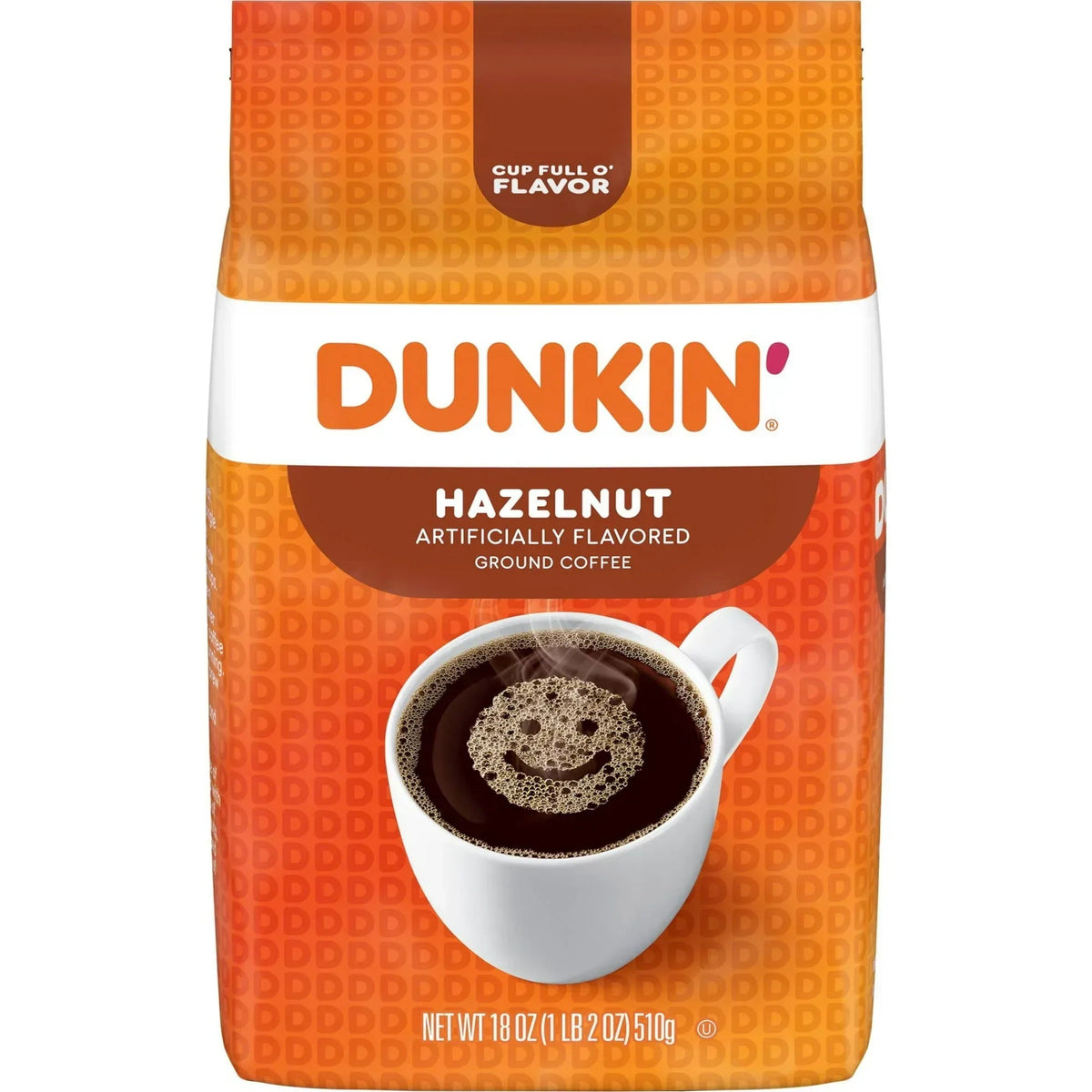 Dunkin’ French Vanilla Artificially Flavored Ground Coffee, 18 oz Bag