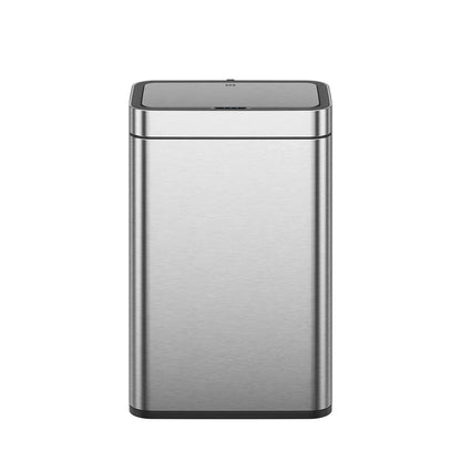 EKO Matte Stainless Steel Motion Sensor Kitchen Trash Can 13.2 Gallon
