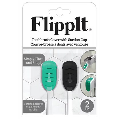 EVRI Flippit Toothbrush Holders, 2 count