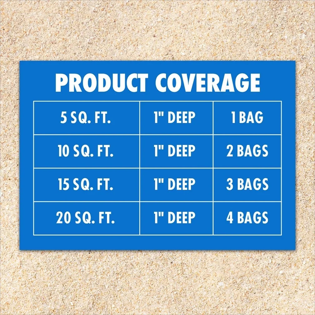Expert Gardener Washed Play Sand 0.4 cu. ft. – Soft-Texture, Screened Sand for Outdoor Sandboxes & Landscaping