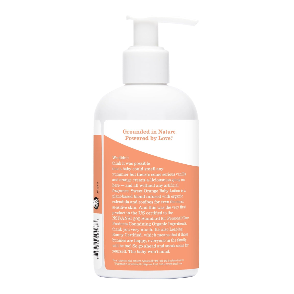 Earth Mama Sweet Orange Baby Lotion for Sensitive Skin, 8 fl oz
