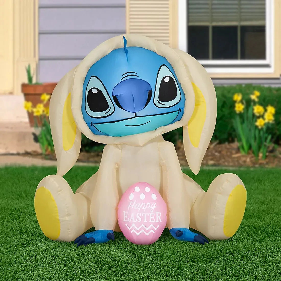 Easter Inflatable Stitch in Bunny Outfit