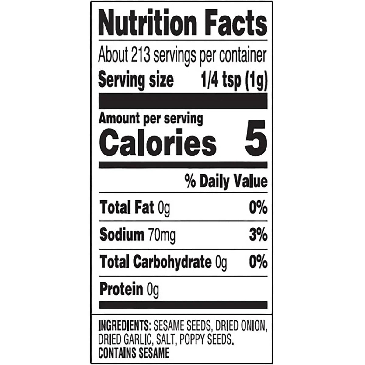 Einstein Bros. Bagels Everything Bagel Seasoning, 7.5 oz.