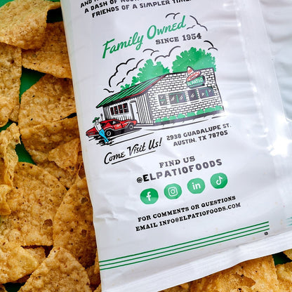 El Patio Salted Tortilla Chips, 20 oz. (PACK OF 3 )