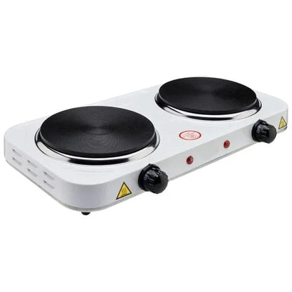 Electric Hot Plate, 1000W Countertop Burner,Cast Iron Single Burner ,Portable Electric Stove, Portable Single Burner for Cooking,Easy to Clean, White.
