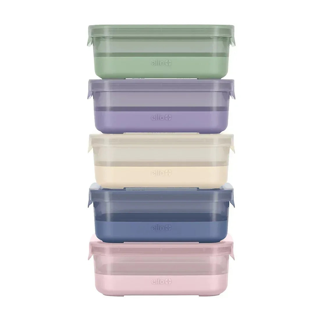 Ello Plastic 10-Pc. Meal Prep Storage Container Set