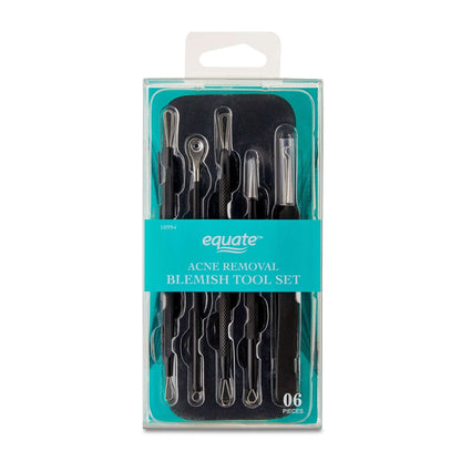 Equate Metal Acne-Removal Blemish Tool Set, 5 Pieces