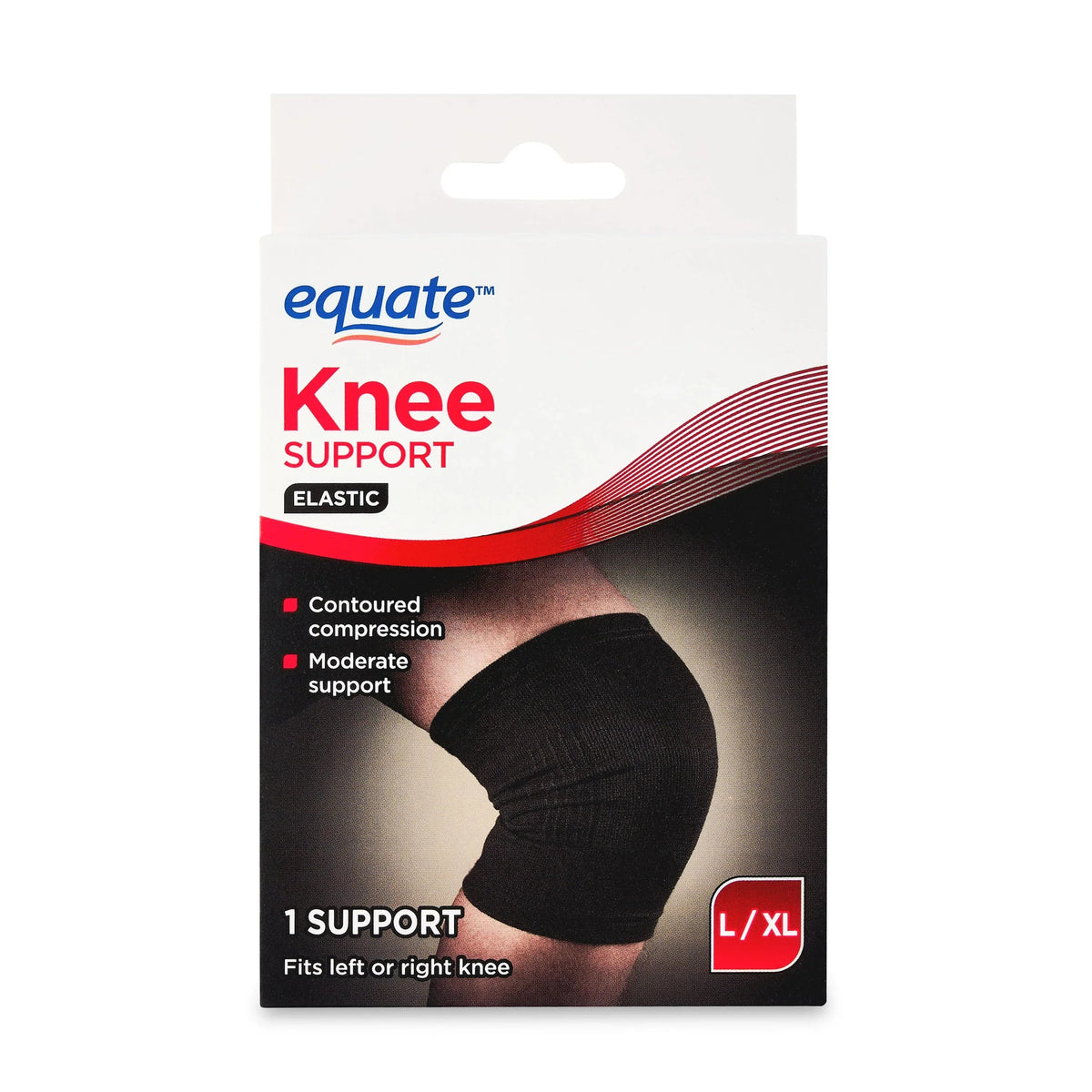 (3 pack) Equate Knee Compression Support Brace, Unisex, Large / Extra Large
