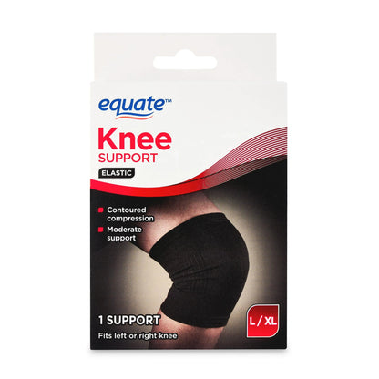 (3 pack) Equate Knee Compression Support Brace, Unisex, Large / Extra Large