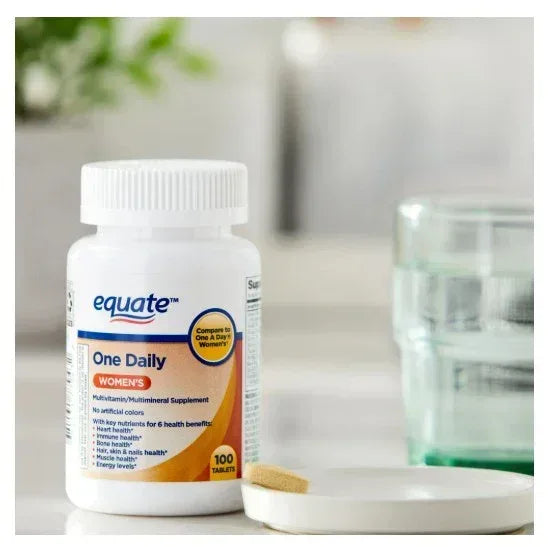 Equate One Daily Women’s Multivitamin Tablets – 100 Count