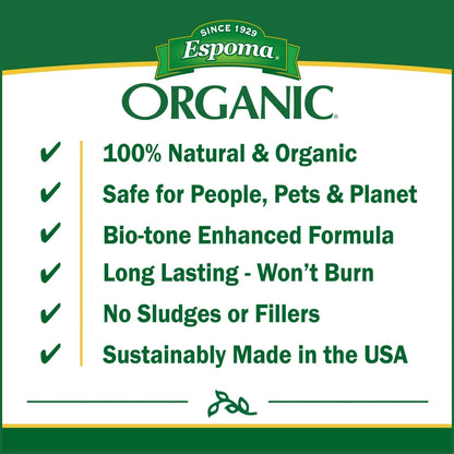 Espoma Organic Holly-Tone for Evergreen & Azalea Plant Food, 4-3-4 Fertilizer, 8 lb.