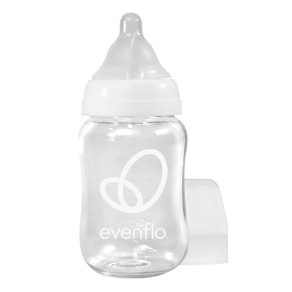 Evenflo Feeding Balance + Wide Neck Glass Bottles - 6oz 3 Pack