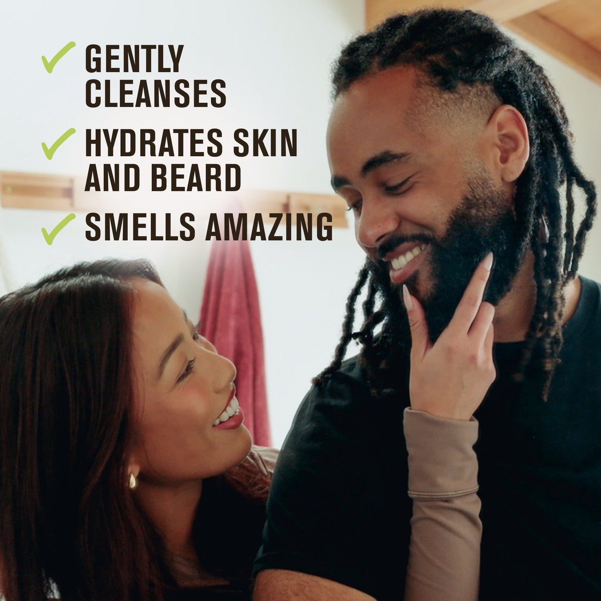 Every Man Jack Beard + Face Wash - Vanilla & Cedar Fragrance - Cleans & Softens Your Beard and Skin - Naturally Derived w/ Aloe and Glycerin- 6.7 fl oz