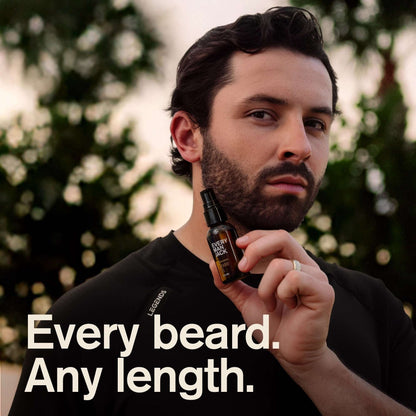 Every Man Jack Men's Beard Oil to Moisturize and Soften, Beard Care Conditioner, Sandalwood, 1 Fluid Ounce