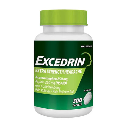 Excedrin Extra Strength Pain Relief Caplets, 300 Count