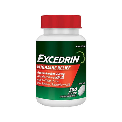 Excedrin Migraine Pain Relief Caplets, 300 Count