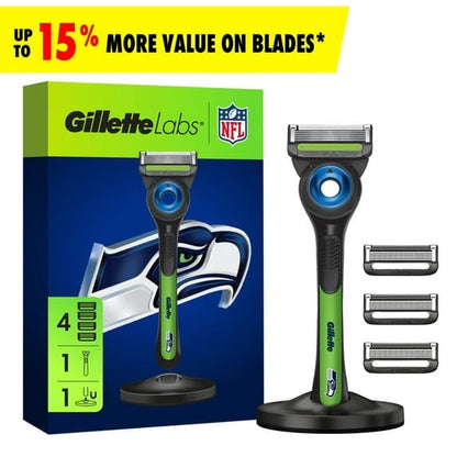 Exclusive Gillette Labs Official Seahawks Gameday Razor Bundle