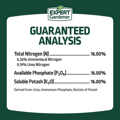 Expert Gardener All Purpose Plant Food Fertilizer 16-16-16, 20 lb.