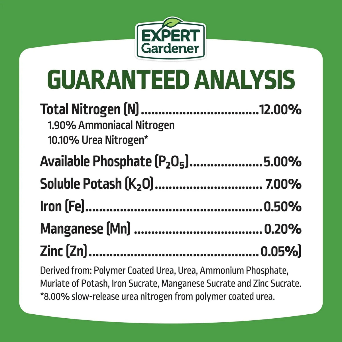 Expert Gardener All-Purpose Plant Food Fertilizer 12-5-7