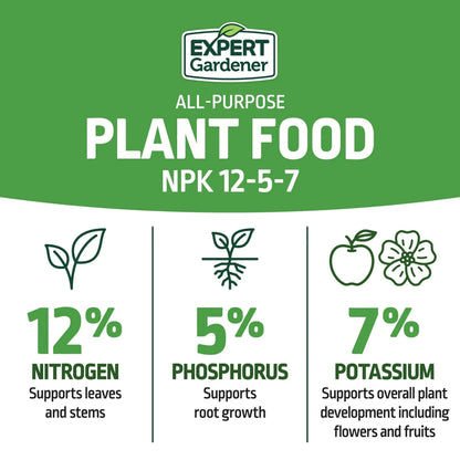 Expert Gardener All-Purpose Plant Food Fertilizer 12-5-7