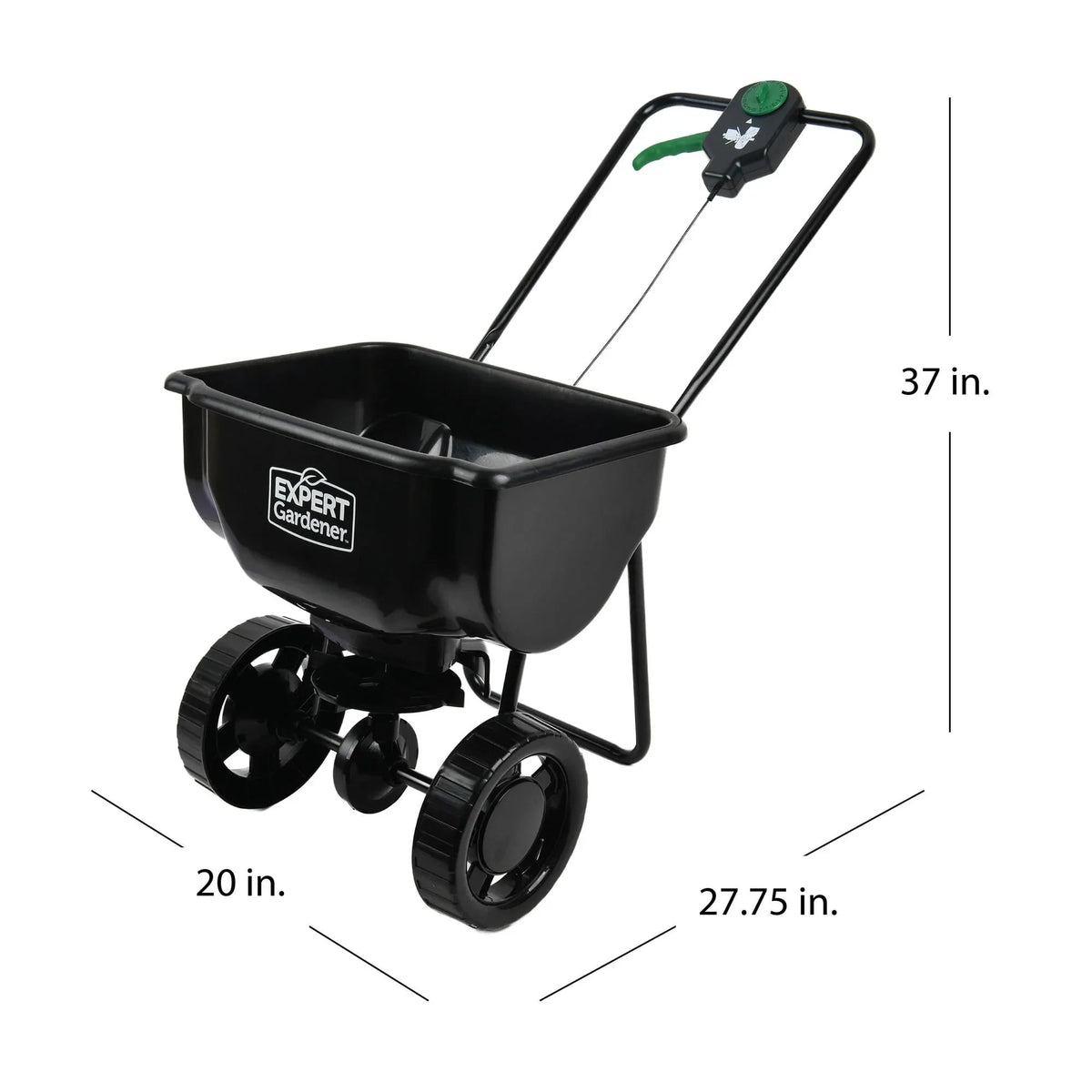 Expert Gardener 66 lb Capacity Push Broadcast Spreader