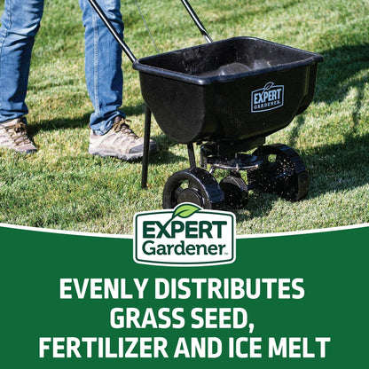 Expert Gardener 66 lb Capacity Push Broadcast Spreader