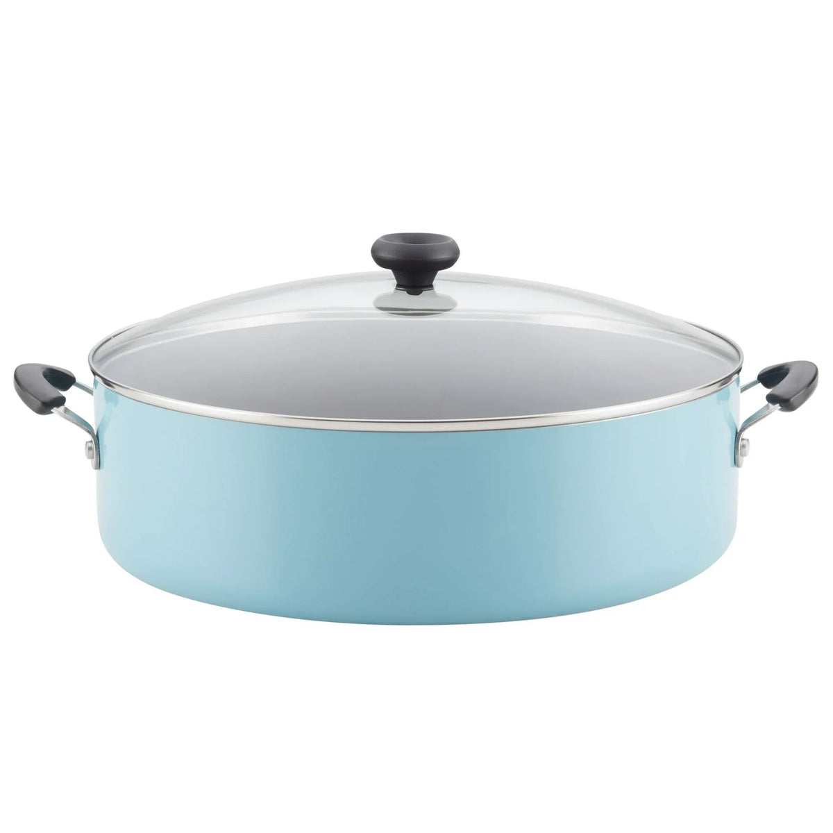 Farberware Easy Clean 14 Inch Nonstick One-Pot / Stockpot / Dutch Oven Family Braising Pan with Lid, Dishwasher Safe, Black