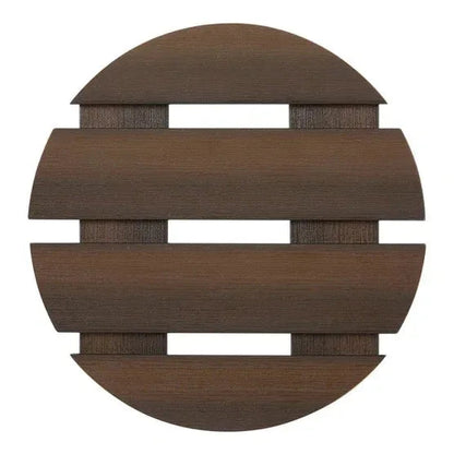 Faux Wood Plant Caddy, 2-pack