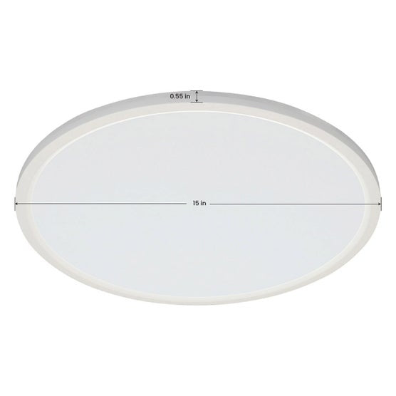 Feit Electric 15” Round Ceiling Fixture with Night Light