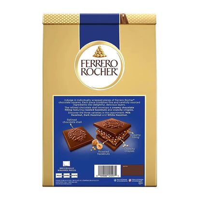 Ferrero Rocher Assorted Chocolate Hazelnut Squares, 16.7 oz.