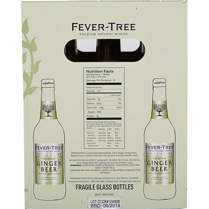 Fever Tree Ginger Beer, 9.3 fl oz, 12-count
