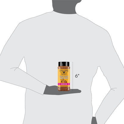Fire & Smoke Society Chica Licka Bam Bam BBQ Seasoning, Chicken Rub, 16.3 oz.