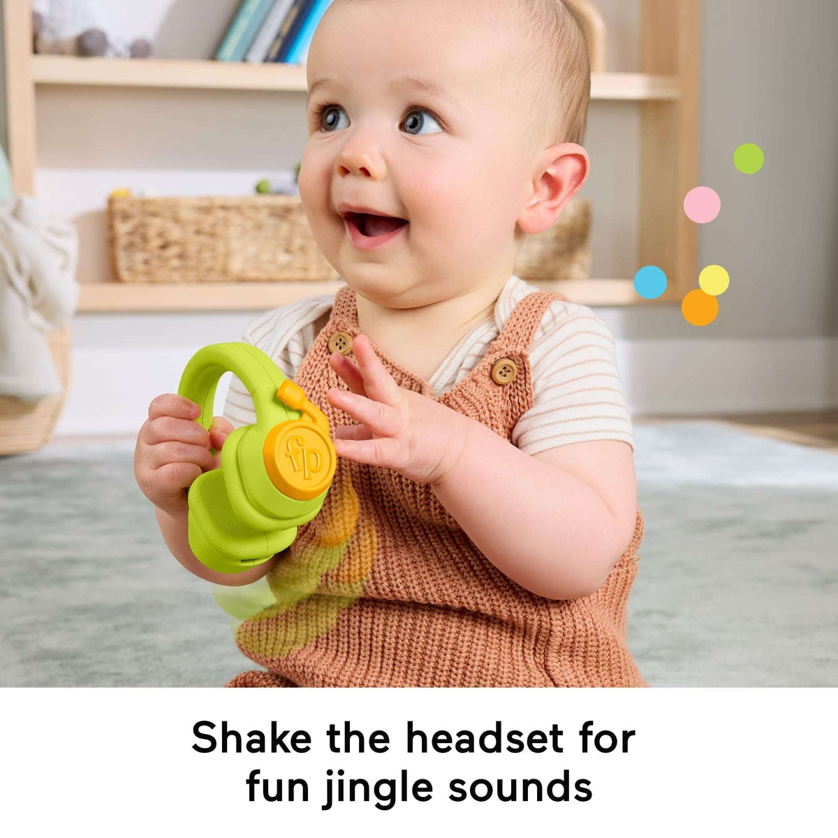 Fisher-Price Level-up Little Gamer Gift Set, 3 Baby Sensory Activity Toys for Newborns