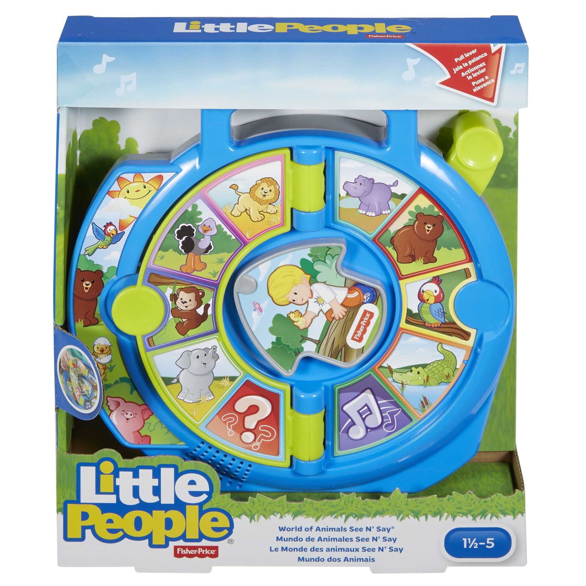 Fisher-Price Little People World of Animals See ‘n Say Toddler Musical Learning Toy