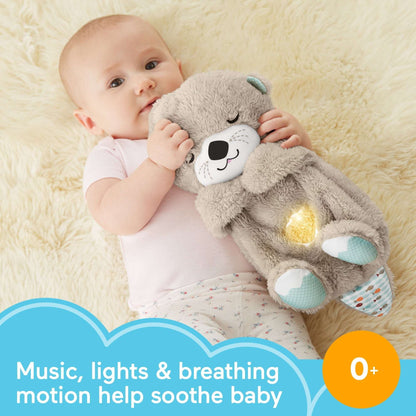 Fisher-Price Soothe 'n Snuggle Otter Baby Sound Machine with Rhythmic Breathing Motion