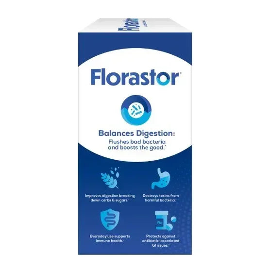 Florastor Daily Probiotic with Vitamin D3, 120 Vegetarian Capsules
