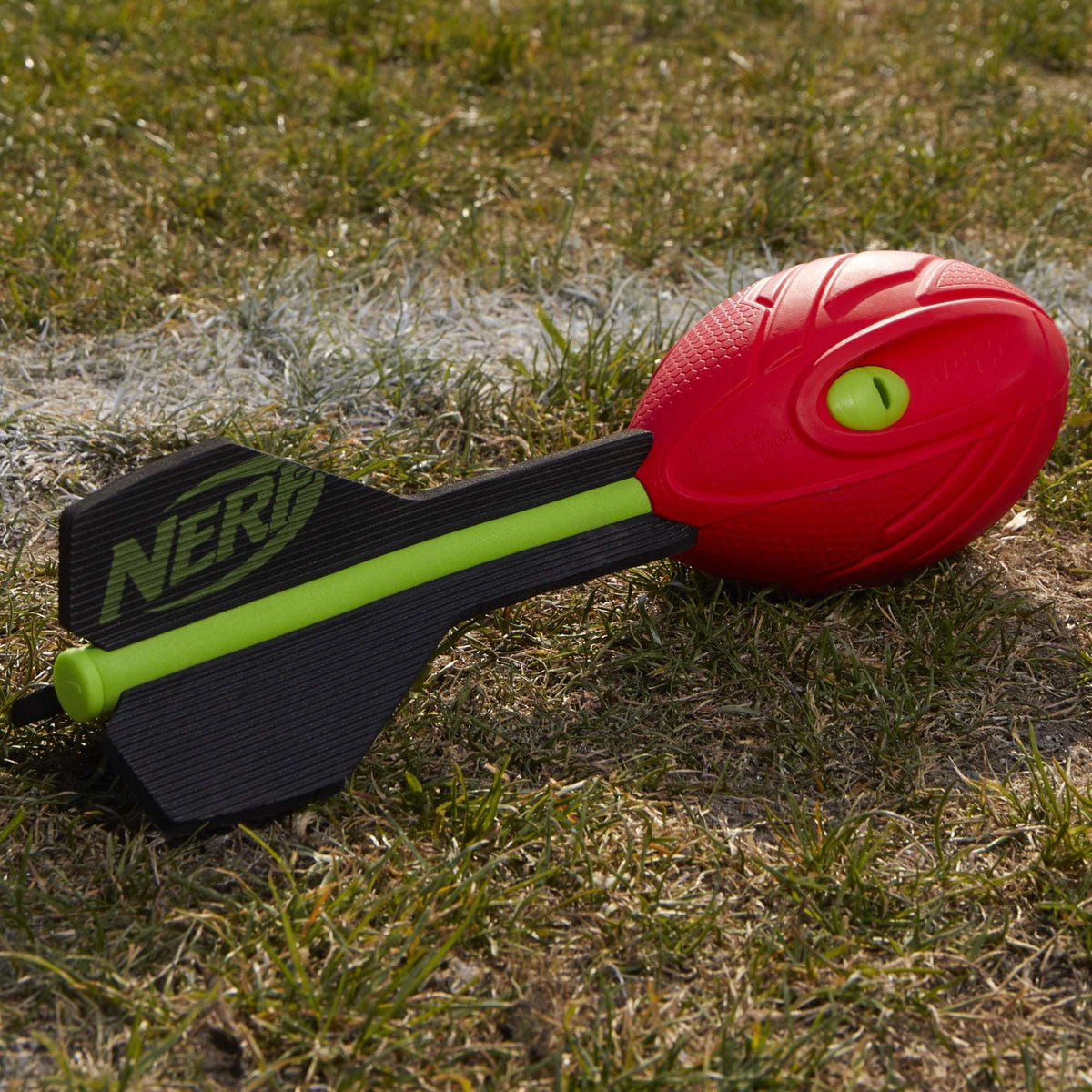Nerf Vortex Aero Howler Foam Football - Red - Kids Whistle Soft Vortex Ball - Pool or Beach Games
