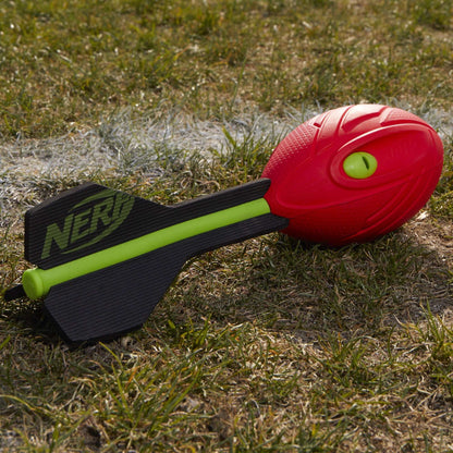 Nerf Vortex Aero Howler Foam Football - Red - Kids Whistle Soft Vortex Ball - Pool or Beach Games