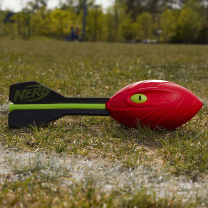 Nerf Vortex Aero Howler Foam Football - Red - Kids Whistle Soft Vortex Ball - Pool or Beach Games