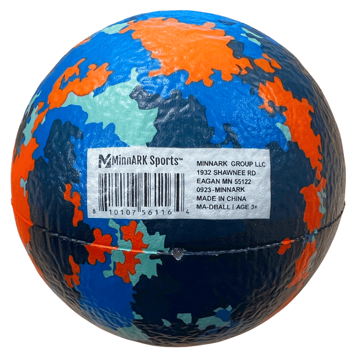 MinnARK 6-Inch Foam Dodgeball for Kids – Soft, Safe Outdoor Ball for Toddlers & Children Ages 3+, Lightweight Sports Toy for Backyard Play, School & PE Games