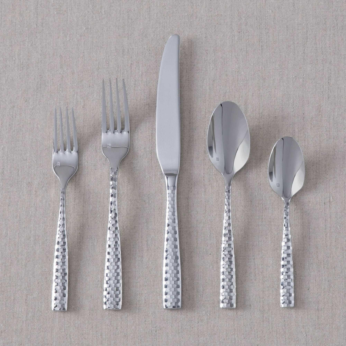 Fortessa Lucca Faceted 20-piece Flatware Set