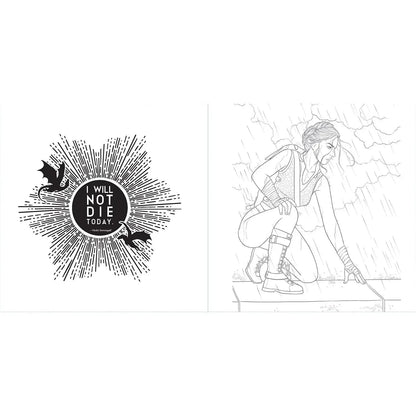 Fourth Wing: The Official Coloring Book, Paperback
