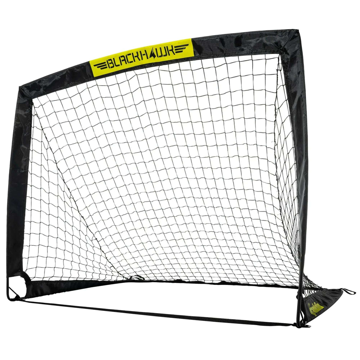 Franklin Sports Blackhawk Soccer Goal - Pop up - Foldable - 4' x 3' Mini Soccer Net - Black