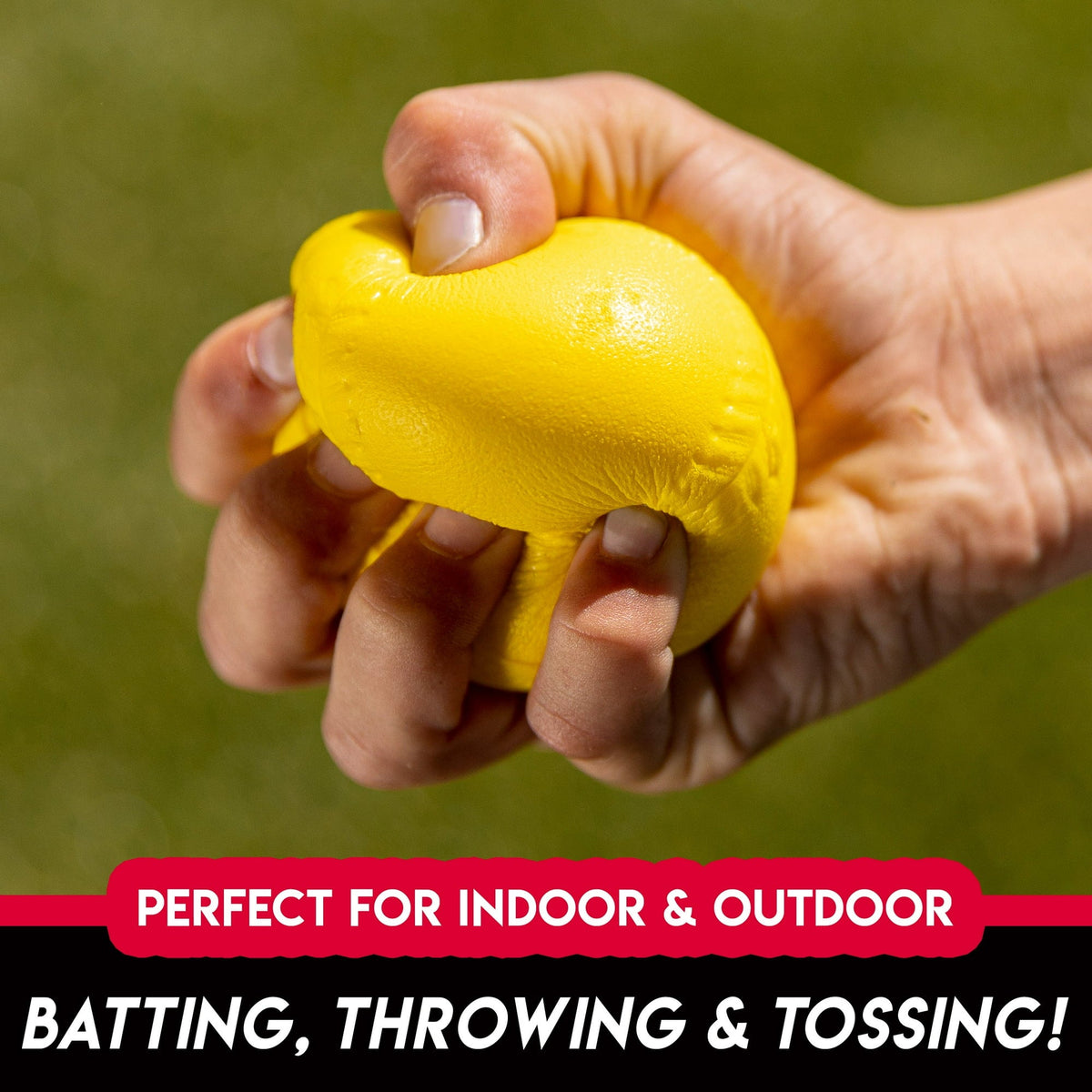 Franklin Sports Kids Foam Baseballs - XT Batting Tee Replacement Foam Baseballs + Teeballs for Kids + Toddlers - Soft Toy Baseballs for Boys + Girls