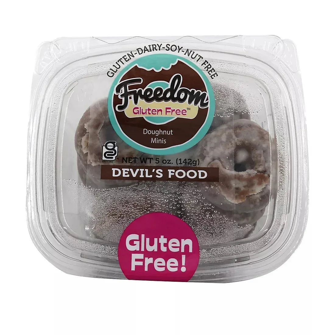 Freedom Gluten-Free Devils Food Chocolate Doughnut Minis, 5 oz.