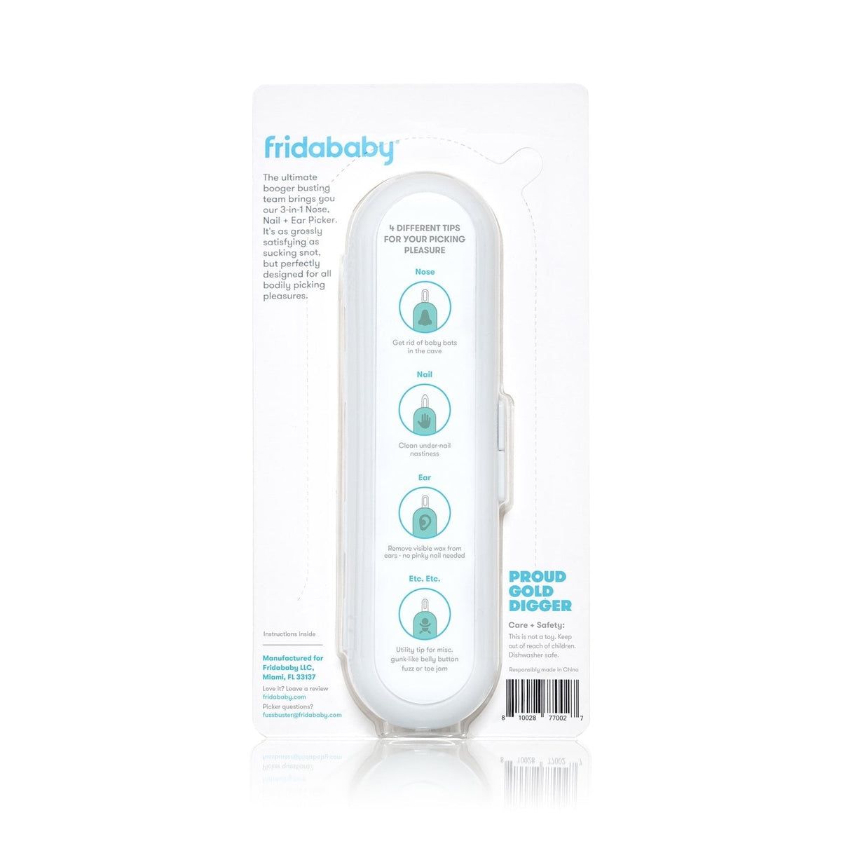 Frida Baby Nose, Nail and Ear Picker, Grooming Accessories Set, Newborn and Baby Care Essentials